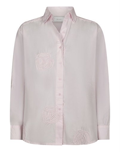 Neo Noir - Dalma Dori Emb Hemd - Light Pink